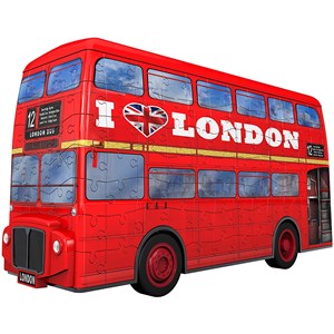 Ravensburger (12534) - "London Bus" - 216 Teile Puzzle