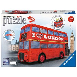 Ravensburger (12534) - "London Bus" - 216 Teile Puzzle
