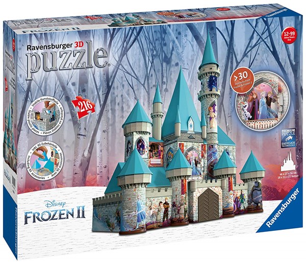 Ravensburger (11156) - "Schloss, Die Eiskönigin" - 216 Teile Puzzle