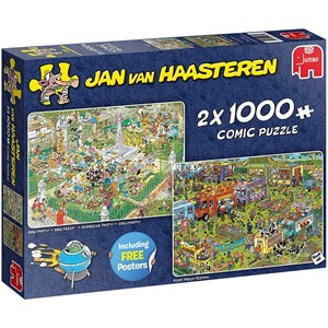 Jumbo (19099) - Jan van Haasteren: "BBQ Party!" - 1000 Teile Puzzle