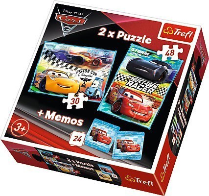 Trefl (90706) - "Cars + Memo" - 30 48 Teile Puzzle