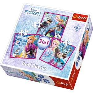 Trefl (34832) - "Disney Frozen, Winterzauber" - 20 36 50 Teile Puzzle