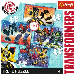 Trefl (34287) - "Transformers" - 35 48 54 70 Teile Puzzle