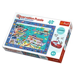 Trefl (15536) - "Ein Besuch im Hafen (inkl. Poster)" - 70 Teile Puzzle