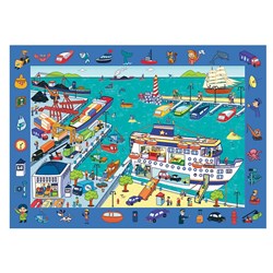Trefl (15536) - "Ein Besuch im Hafen (inkl. Poster)" - 70 Teile Puzzle