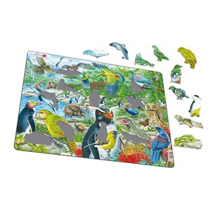 Larsen (FH44) - "Neuseelands Wildnis" - 53 Teile Puzzle