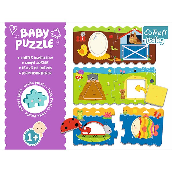 Trefl (36078) - "Shapes sorter" - 2 Teile Puzzle