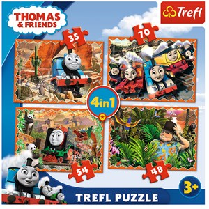 Trefl (34300) - "Travels around the world" - 35 48 54 70 Teile Puzzle