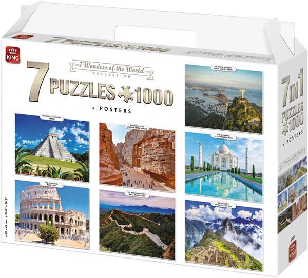 King International (55877) - "7 Wonders of The World" - 1000 Teile Puzzle
