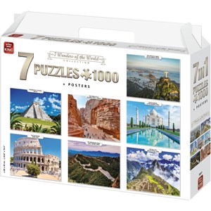 King International (55877) - "7 Wonders of The World" - 1000 Teile Puzzle