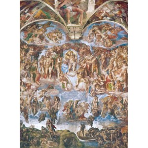 Clementoni (39250) - Michelangelo: "Das jüngste Gericht" - 1000 Teile Puzzle