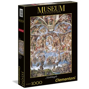Clementoni (39250) - Michelangelo: "Das jüngste Gericht" - 1000 Teile Puzzle