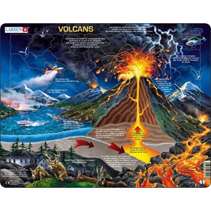 Larsen (NB2-FR) - "Volcans - FR" - 70 Teile Puzzle