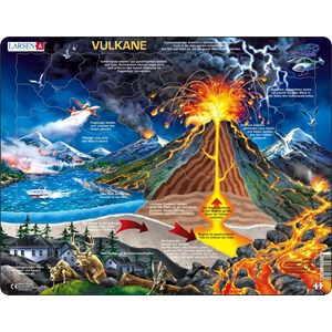 Larsen (NB2-DE) - "Vulkan" - 70 Teile Puzzle