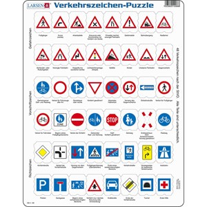 Larsen (OB3-DE) - "Verkehrszeichen" - 48 Teile Puzzle