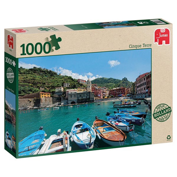 Jumbo (18353) - "Cinque Terre" - 1000 Teile Puzzle