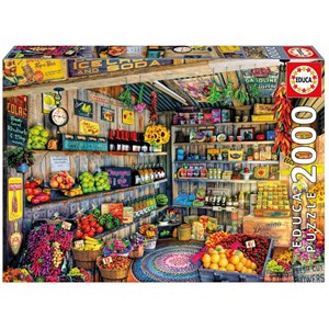 Educa (17128) - Aimee Stewart: "Lebensmittelmarkt" - 2000 Teile Puzzle