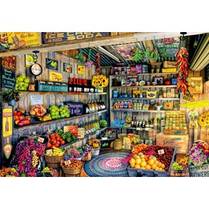 Educa (17128) - Aimee Stewart: "Lebensmittelmarkt" - 2000 Teile Puzzle
