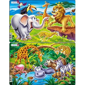 Larsen (U11) - "Safari" - 14 Teile Puzzle