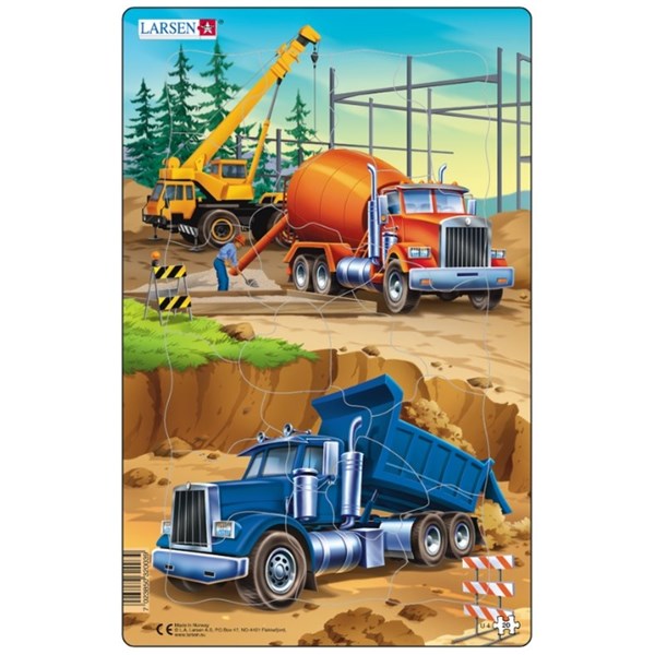 Larsen (U4-1) - "Constrction" - 20 Teile Puzzle