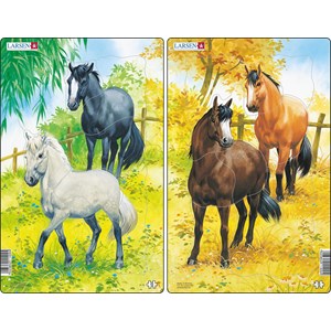 Larsen (H15) - "Horses" - 10 Teile Puzzle