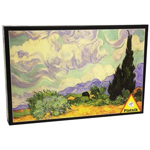 Piatnik (539145) - Vincent van Gogh: "Weizenfeld mit Zypressen" - 1000 Teile Puzzle