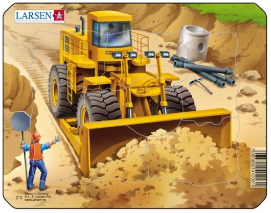 Larsen (Z3-3) - "Construction" - 7 Teile Puzzle