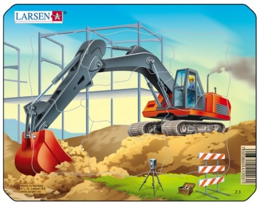 Larsen (Z3-1) - "Construction" - 7 Teile Puzzle