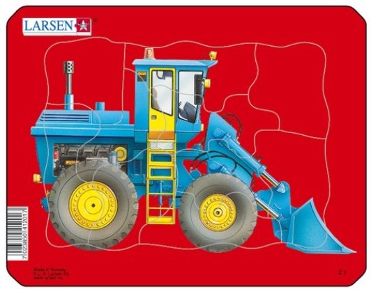Larsen (Z1-2) - "Backhoe" - 10 Teile Puzzle