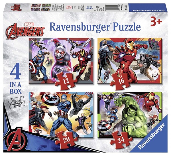 Ravensburger (06942) - "Marvel Avengers" - 12 16 20 24 Teile Puzzle