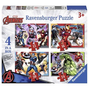 Ravensburger (06942) - "Marvel Avengers" - 12 16 20 24 Teile Puzzle