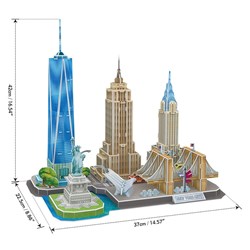 Cubic Fun (MC255h) - "New York" - 123 Teile Puzzle