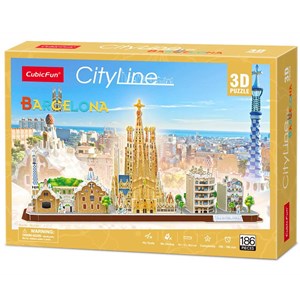 Cubic Fun (MC256h) - "Barcelona" - 186 Teile Puzzle