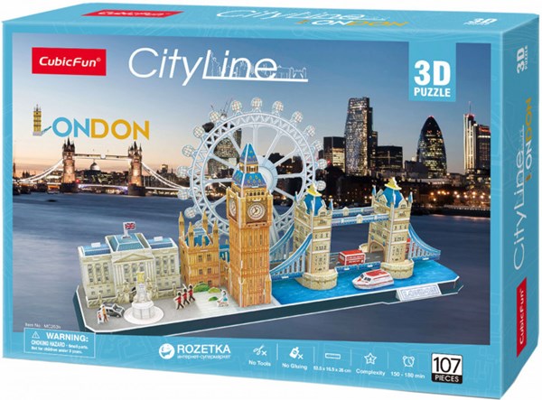 Cubic Fun (MC253h) - "London" - 107 Teile Puzzle