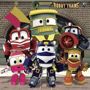 Ravensburger (08047) - "Robot Trains" - 49 Teile Puzzle