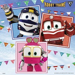 Ravensburger (08047) - "Robot Trains" - 49 Teile Puzzle