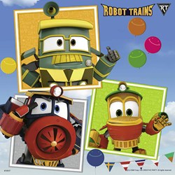 Ravensburger (08047) - "Robot Trains" - 49 Teile Puzzle