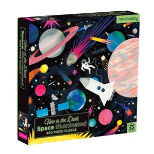 Chronicle Books / Galison (9780735361003) - "Space Illuminated" - 500 Teile Puzzle