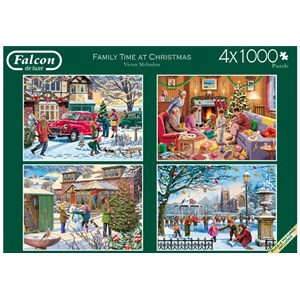 Falcon (11269) - "Familienzeit zu Weihnachten" - 1000 Teile Puzzle