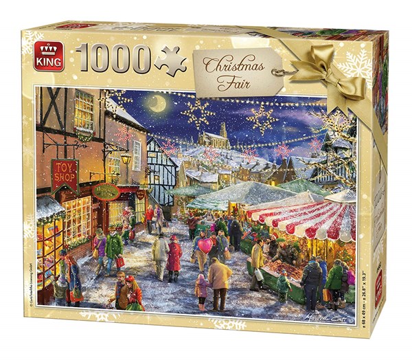 King International (05682) - "Christmas Fair" - 1000 Teile Puzzle