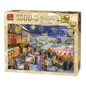King International (05682) - "Christmas Fair" - 1000 Teile Puzzle