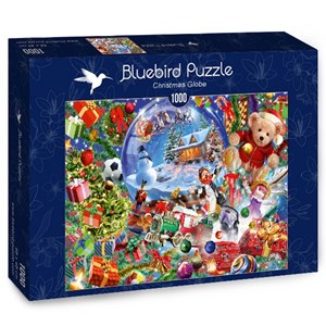 Bluebird Puzzle (70236) - "Christmas Globe" - 1000 Teile Puzzle