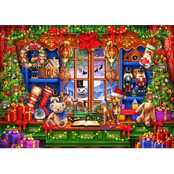 Bluebird Puzzle (70184) - Ciro Marchetti: "Ye Old Christmas Shoppe" - 2000 Teile Puzzle