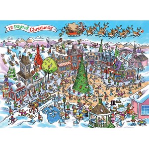 Cobble Hill (53505) - "Weihnachtszeit" - 1000 Teile Puzzle