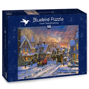 Bluebird Puzzle (70113) - Dominic Davison: "Small Town Christmas" - 1500 Teile Puzzle