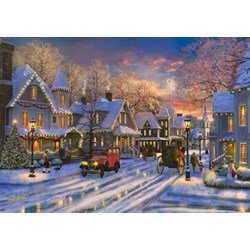 Bluebird Puzzle (70113) - Dominic Davison: "Small Town Christmas" - 1500 Teile Puzzle
