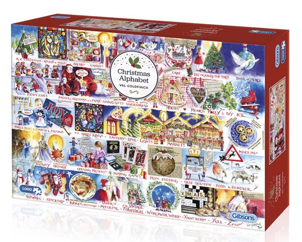 Gibsons (G7104) - "Weihnachts-Alphabet" - 1000 Teile Puzzle