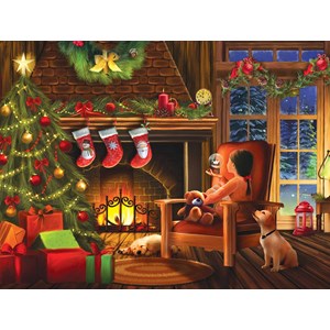 SunsOut (28816) - Tom Wood: "Dreaming of Christmas" - 1000 Teile Puzzle