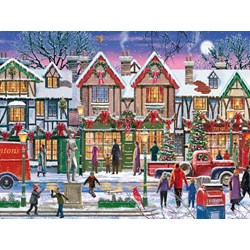 Ravensburger (15291) - "Christmas in the Square" - 1000 Teile Puzzle