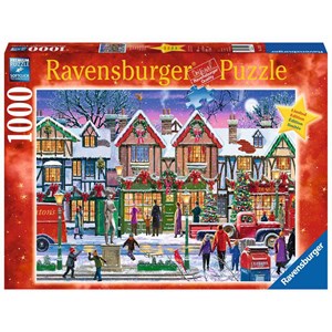 Ravensburger (15291) - "Christmas in the Square" - 1000 Teile Puzzle